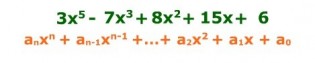 Un ejemplo y la expresión general de los polinomios